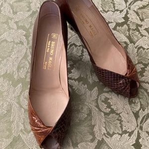 Bruno Magli Leather Heels